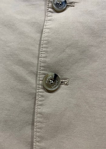 Avva Bej Düğmeli Erkek Ofis Takım Elbise Blazer Ceketi - Görsel 6