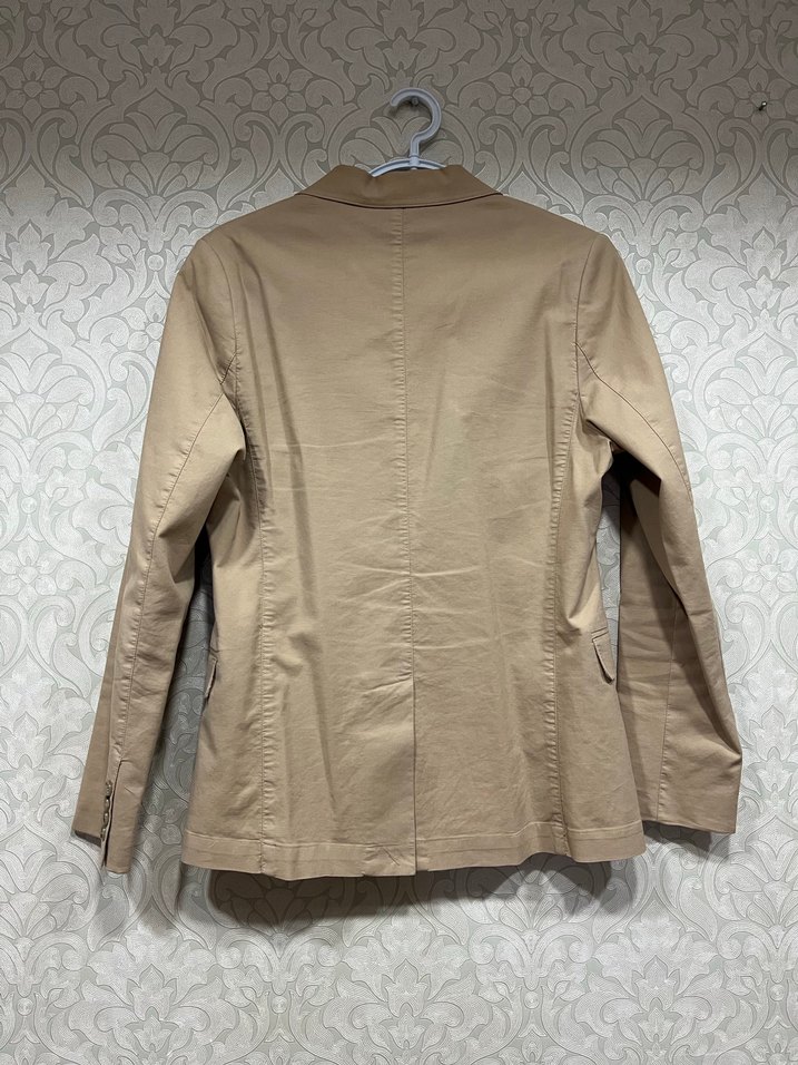 Avva Bej Düğmeli Erkek Ofis Takım Elbise Blazer Ceketi - Görsel 3