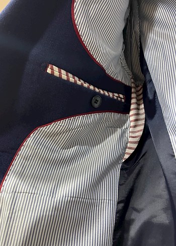 Süvari Parlak Düğmeli Erkek Blazer Ceket - Görsel 4