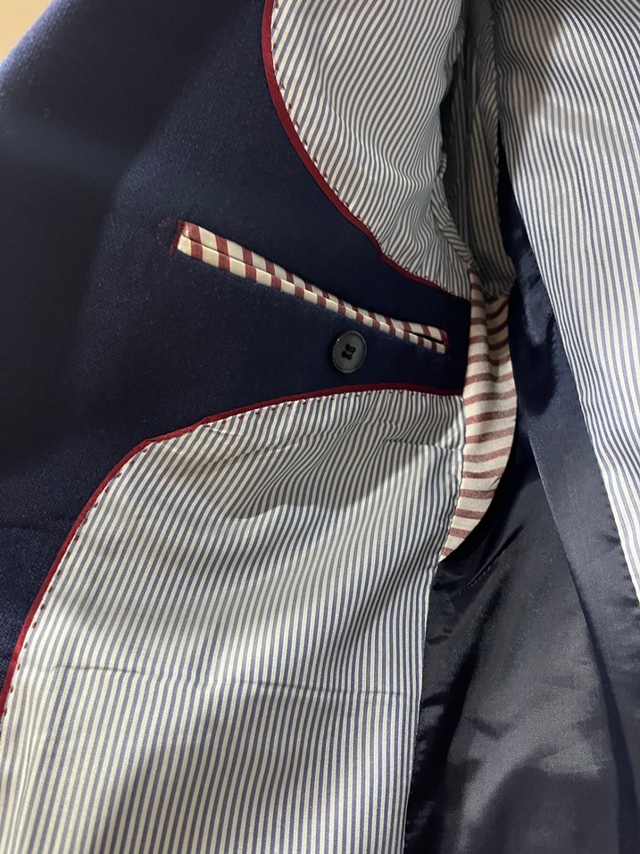 Süvari Parlak Düğmeli Erkek Blazer Ceket - Görsel 4