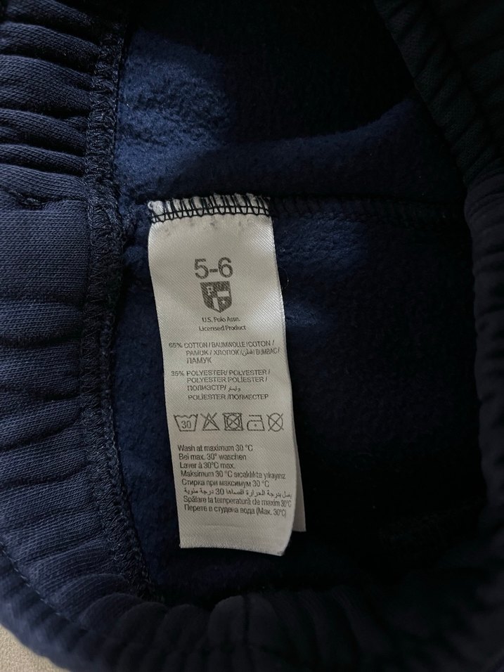 5-6 Us Polo Tek Alt erkek çocuk pantolon - Görsel 3