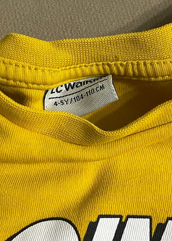 LCW Sarı Baskılı Erkek Çocuk 4-5 Yaş Sweatshirt - Görsel 4