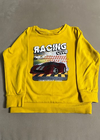 LCW Sarı Baskılı Erkek Çocuk 4-5 Yaş Sweatshirt - Görsel 2