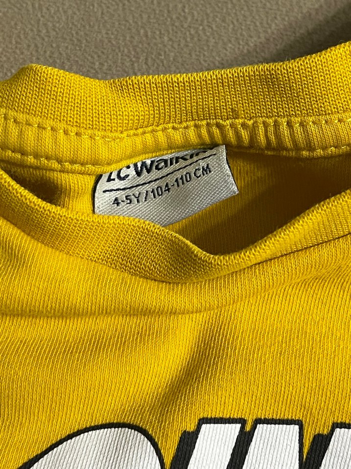 LCW Sarı Baskılı Erkek Çocuk 4-5 Yaş Sweatshirt - Görsel 4
