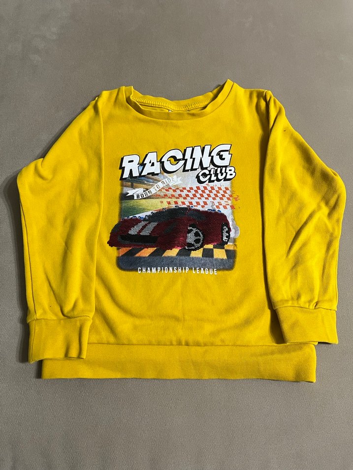 LCW Sarı Baskılı Erkek Çocuk 4-5 Yaş Sweatshirt - Görsel 2