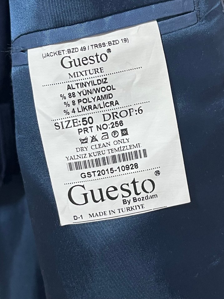 ALTINYILDIZ Lacivert Erkek Regular Fit Takım Elbise - Görsel 4