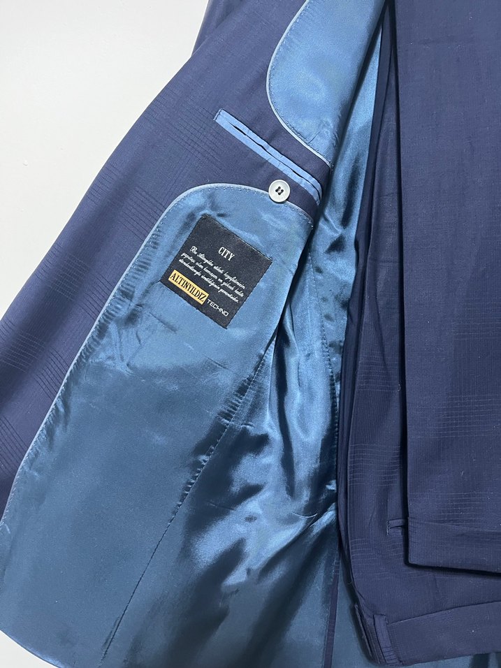 ALTINYILDIZ Lacivert Erkek Regular Fit Takım Elbise - Görsel 5