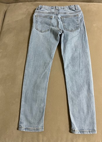 6-7 Yaş LCW Gri Mavi Erkek Çocuk Bol Kesim Kot Pantolon - Görsel 2