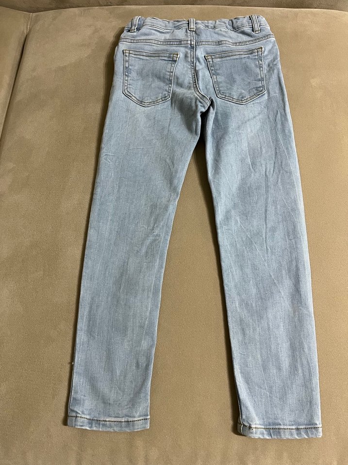 6-7 Yaş LCW Gri Mavi Erkek Çocuk Bol Kesim Kot Pantolon - Görsel 2