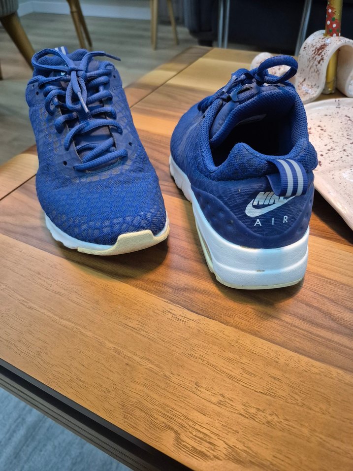 Nike Mavi Bağcıklı Blok Topuk Spor Ayakkabı - Görsel 4