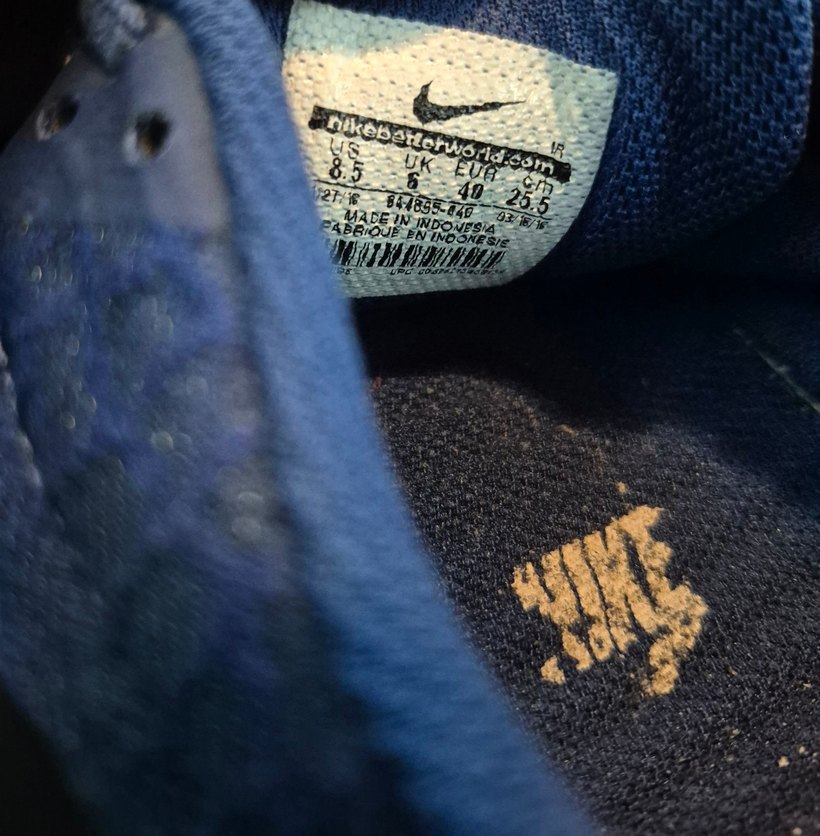 Nike Mavi Bağcıklı Blok Topuk Spor Ayakkabı - Görsel 3