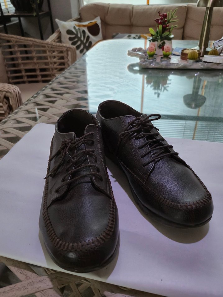 Polaris Erkek Kahverengi Deri Klasik Ayakkabı - Görsel 2