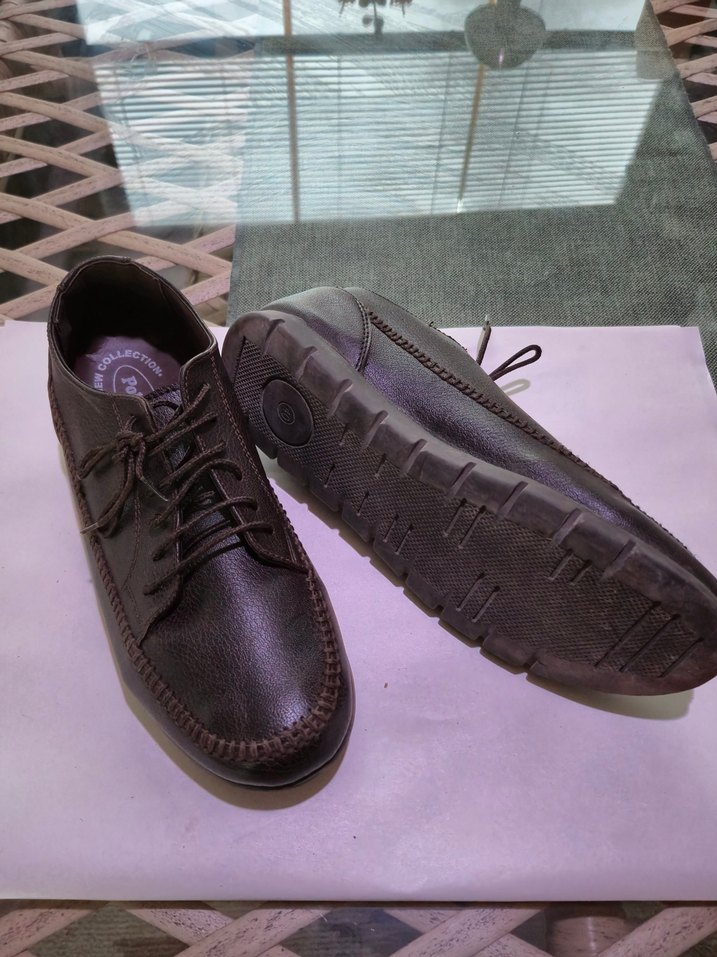 Polaris Erkek Kahverengi Deri Klasik Ayakkabı - Görsel 5