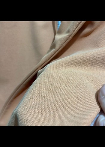 Kadın Uzun Kollu Fermuarlı Turuncu Spor Tunik - Görsel 6