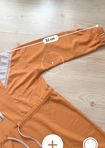 Kadın Uzun Kollu Fermuarlı Turuncu Spor Tunik - Görsel 7