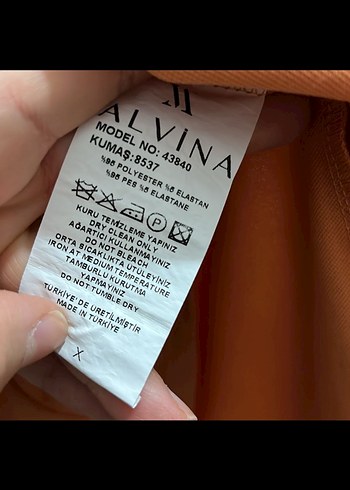 Kadın Uzun Kollu Fermuarlı Turuncu Spor Tunik - Görsel 8