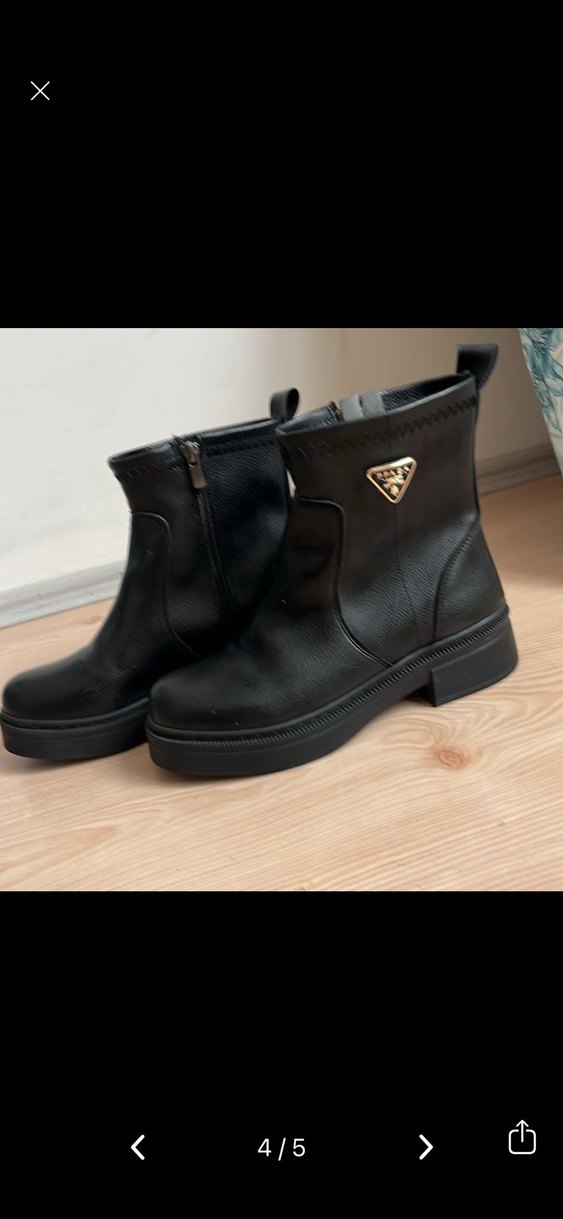 Siyah deri kadın bot
Bir kez giyildi - Görsel 5