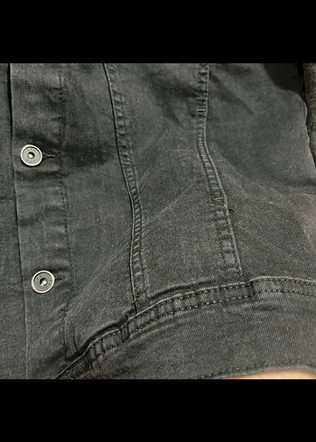 Erkek Gri Koyu Denim Ceket - Görsel 2