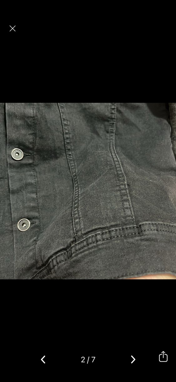 Erkek Gri Koyu Denim Ceket - Görsel 2