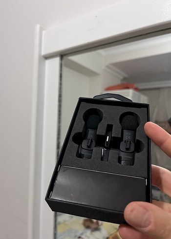 Torima 2'li Kablosuz Yaka Mikrofon K9 Siyah - Görsel 4