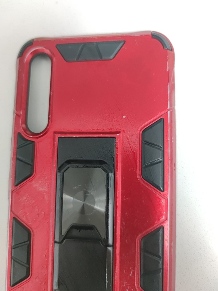 Kırmızı Tokalı Telefon Kılıfı - Görsel 2