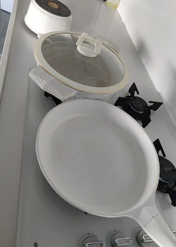 Beyaz  Tencere Seti - Görsel 8