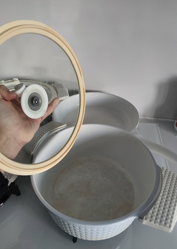 Beyaz  Tencere Seti - Görsel 3