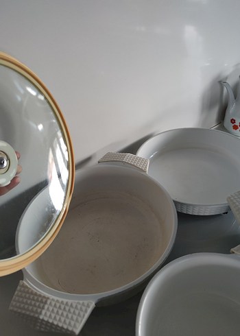 Beyaz  Tencere Seti - Görsel 4