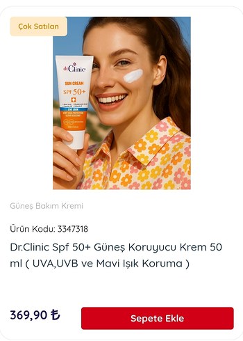 Diğer Dr.Clinic SPF 50+ Güneş Kremi