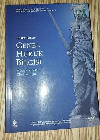 Genel Hukuk Bilgisi - Kemal Gözler