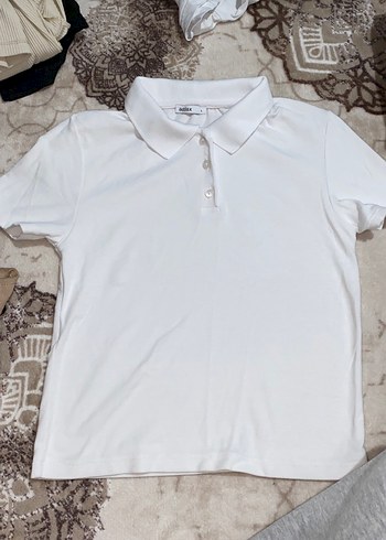 Polo yaka pamuklu tişört