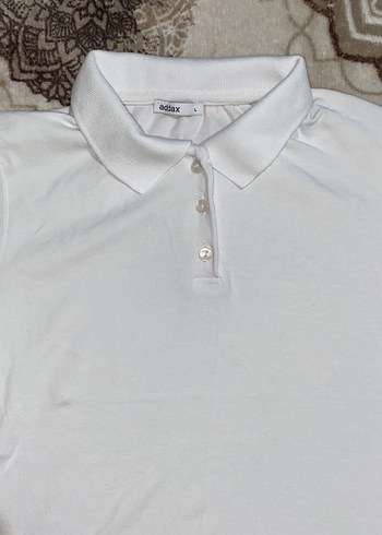 Addax Polo yaka pamuklu tişört