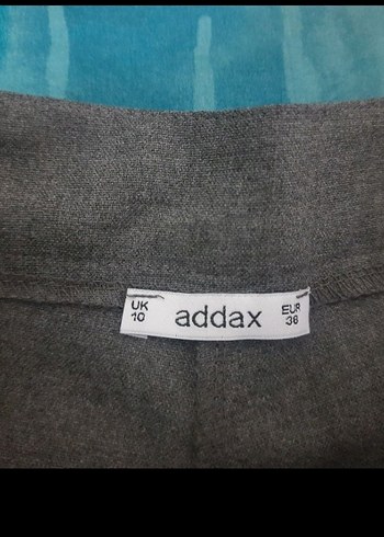 38 Beden gri Renk Addax şort etek