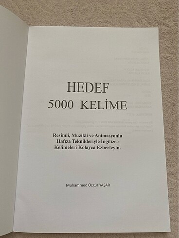 YKS- YDT 5000 KELIME KITABI