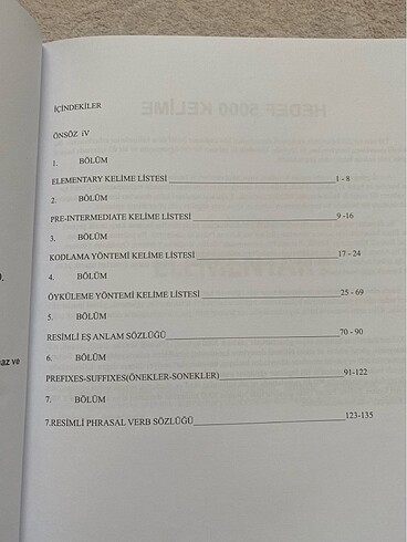 Beden Renk YKS- YDT 5000 KELIME KITABI