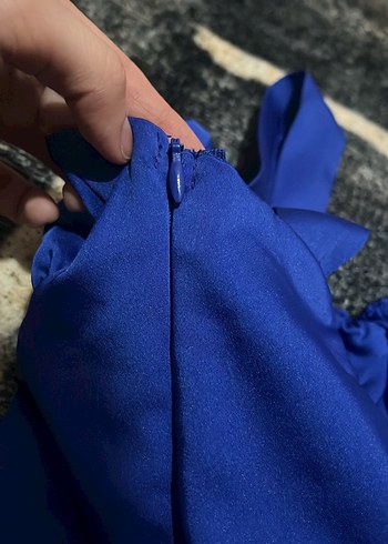 BERSHKA Saks Mavisi Büstiyer/Korse - Görsel 4