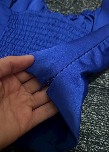 BERSHKA Saks Mavisi Büstiyer/Korse - Görsel 3