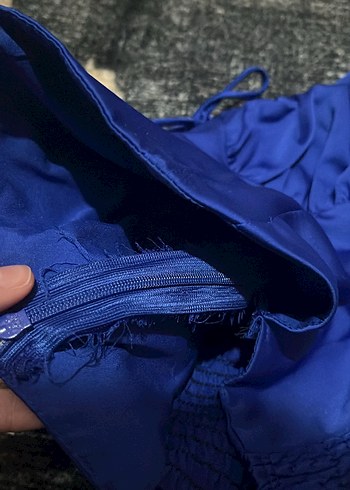 BERSHKA Saks Mavisi Büstiyer/Korse - Görsel 6