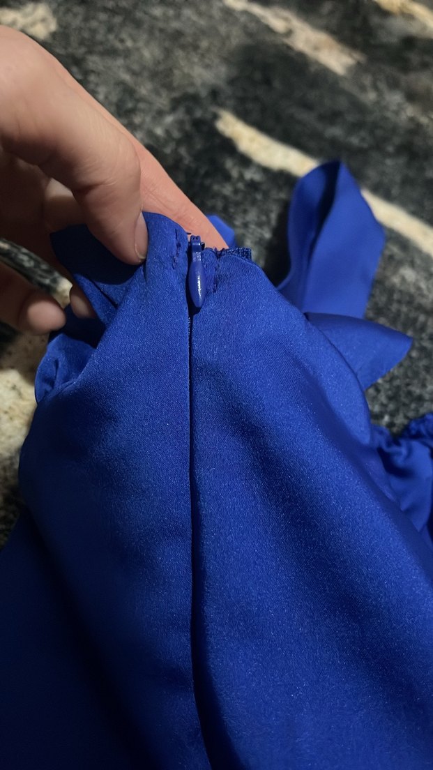 BERSHKA Saks Mavisi Büstiyer/Korse - Görsel 4