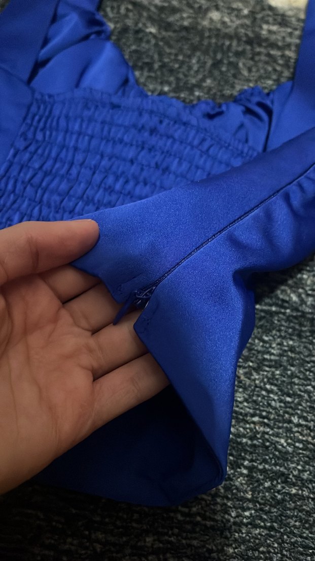 BERSHKA Saks Mavisi Büstiyer/Korse - Görsel 3