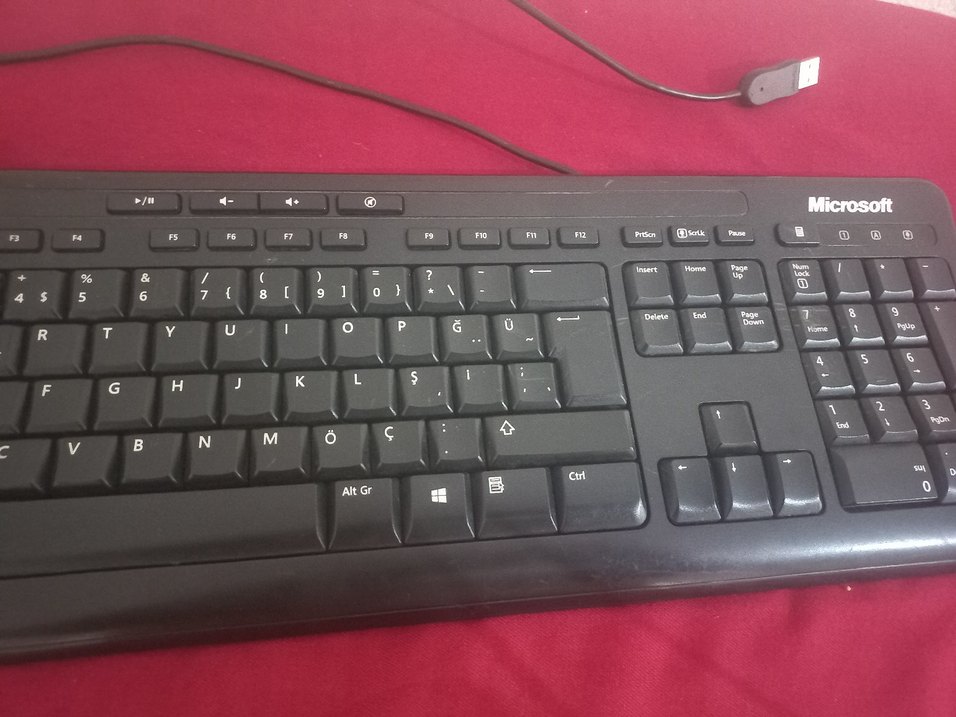 Kablolu Siyah Klavye - Görsel 2