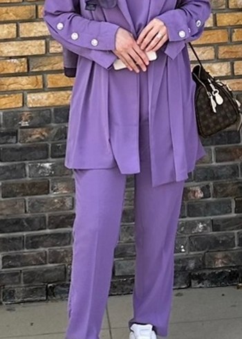 Lila üçlü 1 beden noirre design takım - Görsel 5