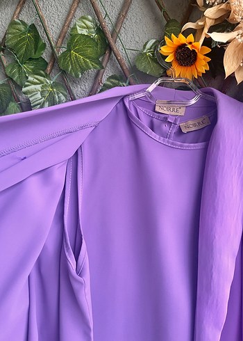 Lila üçlü 1 beden noirre design takım - Görsel 3