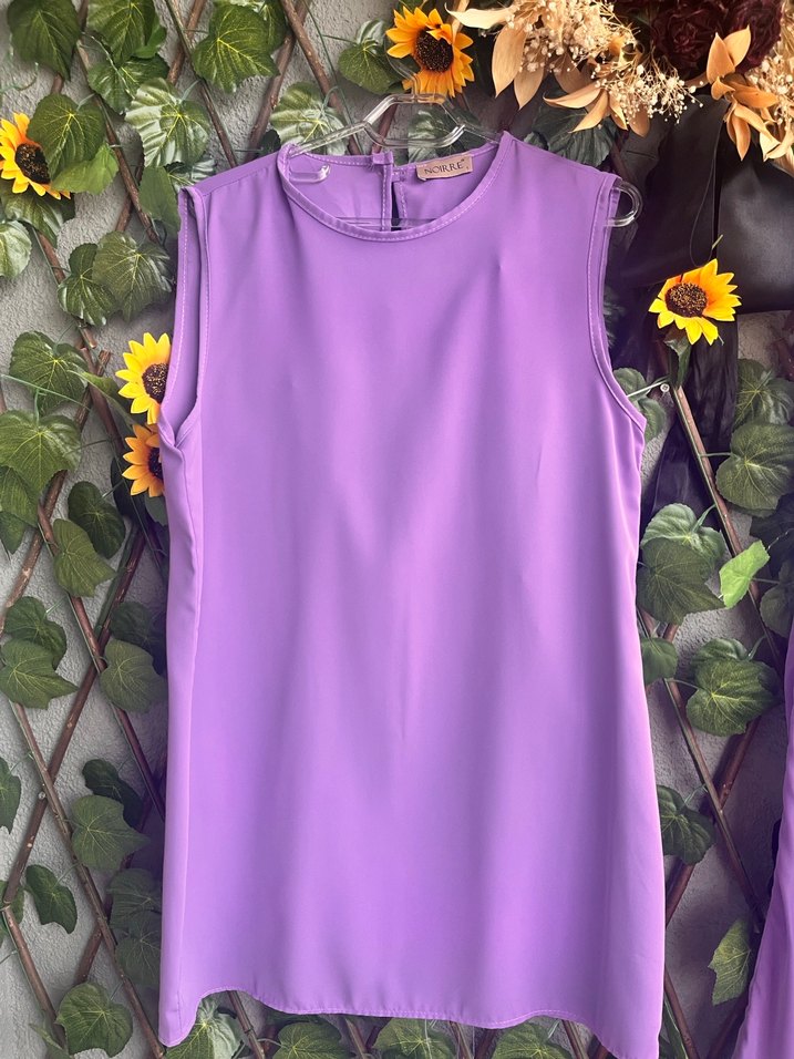 Lila üçlü 1 beden noirre design takım - Görsel 4