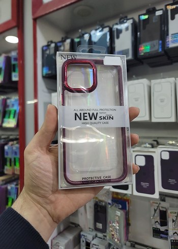 Sararmaz, Sert Plâstik Kılıf, 12 Pro Max için, Kırmızı Renginde - Görsel 4