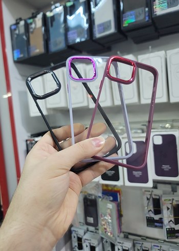 Sararmaz, Sert Plâstik Kılıf, 13 Pro Max için, Kırmızı Renginde - Görsel 7