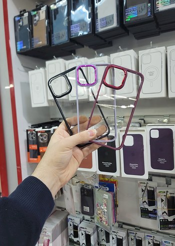 Sararmaz, Sert Plâstik Kılıf, 13 Pro Max için, Siyah Renginde - Görsel 8