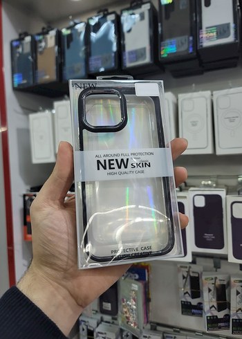 Sararmaz, Sert Plâstik Kılıf, 13 Pro Max için, Siyah Renginde - Görsel 4