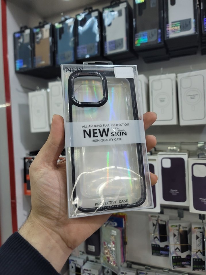 Sararmaz, Sert Plâstik Kılıf, 13 Pro Max için, Siyah Renginde - Görsel 4