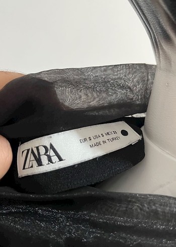 Uzun Kollu Siyah Mini Transparan Elbise - Görsel 4